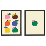 IKEA FISKBO (ИКЕА ФИСКБО) — Рама с плакатом, яблоки 40x50 см — фото 1