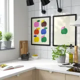 IKEA FISKBO (ИКЕА ФИСКБО) — Рама с плакатом, яблоки 40x50 см — фото 2