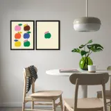 IKEA FISKBO (ИКЕА ФИСКБО) — Рама с плакатом, яблоки 40x50 см — фото 3