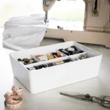 IKEA KUGGIS (ИКЕА КУГГИС) — Вкладыш с 5 отделениями, белый — фото 3