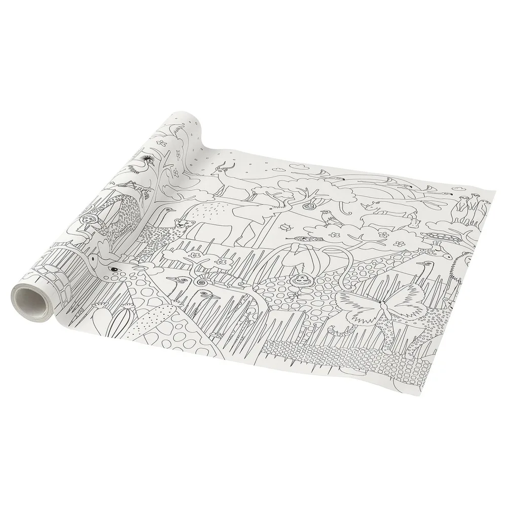 IKEA SANDLÖPARE (ИКЕА САНДЛЁПАРЕ) — Рулон бумаги для раскрашивания, саванна 10 м