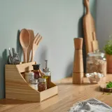 IKEA CHOKLADHAJ (ИКЕА СХОКЛАДХАЙ) — Органайзер для кухни, дерево 20x18x16 см — фото 3