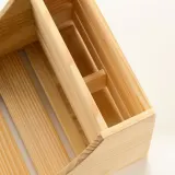 IKEA CHOKLADHAJ (ИКЕА СХОКЛАДХАЙ) — Органайзер для кухни, дерево 20x18x16 см — фото 4