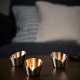 IKEA PRAKTAND (ИКЕА ПРАКТАНД) — Подсвечник для чайных свечей, нержавеющая сталь 7 см — фото 3