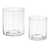 IKEA PILFINK (ИКЕА ПИЛФИНК) — Подсвечники, 2 шт., прозрачное стекло — фото 1