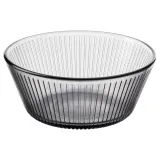 IKEA HAVSGÄDDA (ИКЕА ХАВСГЭДДА) — Миска, в полоску/серый 12 см — фото 1