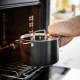IKEA GULDÖRING (ИКЕА ГУЛДЁРИНГ) — Кастрюля с крышкой, антипригарное покрытие нержавеющая сталь/чёрно-серый 3 л — фото 4