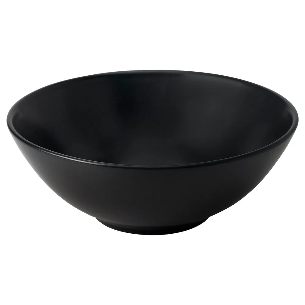 IKEA FÄRGKLAR (ИКЕА ФЭРГКЛАР) — Миска, матовый тёмно-серый 16 см