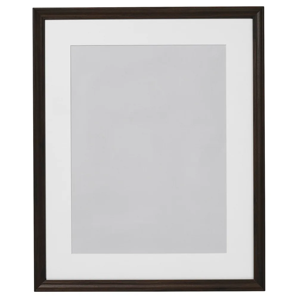 IKEA KLOTKÖRSBÄR (ИКЕА КЛОТКЁРСБЭР) — Рамка, под дуб/тёмно-коричневый 40x50 см