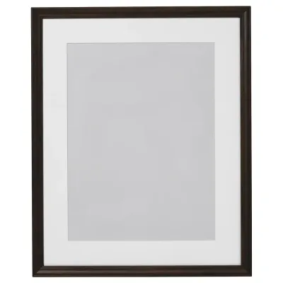 IKEA KLOTKÖRSBÄR (ИКЕА КЛОТКЁРСБЭР) — Рамка, под дуб/тёмно-коричневый 40x50 см
