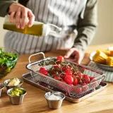 IKEA GRILLTIDER (ИКЕА ГРИЛЛТИДЕР) — Корзина для гриля, нержавеющая сталь 33x19 см — фото 5