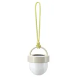 IKEA SOLVINDEN (ИКЕА СОЛВИНДЕН) — Подвесной светильник LED на солнечной батарее, для улицы, бежевый 10 см — фото 1