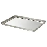 IKEA GRILLTIDER (ИКЕА ГРИЛЛТИДЕР) — Поднос для сервировки, нержавеющая сталь 40x30 см — фото 1