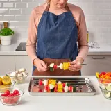 IKEA GRILLTIDER (ИКЕА ГРИЛЛТИДЕР) — Поднос для сервировки, нержавеющая сталь 40x30 см — фото 3