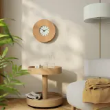 IKEA SVARTGÖK (ИКЕА СВАРТГЁК) — Настенные часы, пробка 38 см — фото 2