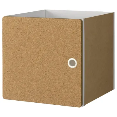 IKEA KALLAX (ИКЕА КАЛЛАКС) — Вставка с дверцей, пробка 33x33 см