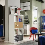 IKEA KALLAX (ИКЕА КАЛЛАКС) — Вставка с дверцей, пробка 33x33 см — фото 3