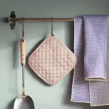 IKEA VÄLVÅRDAD (ИКЕА ВЭЛВОРДАД) — Прихватка для горячего, бежевая 19x19 см — фото 3