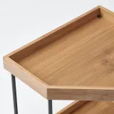 IKEA NÅLBLECKA (ИКЕА НОЛБЛЕКА) — Полка угловая, металл/бамбук, для кухонной столешницы — фото 5
