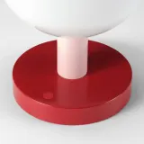 IKEA SOLVINDEN (ИКЕА СОЛВИНДЕН) — Светильник декоративный LED, на батарейках, шар, красный/светло-розовый, 26 см — фото 5