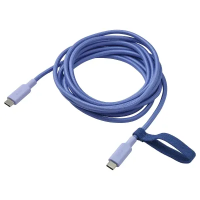 IKEA LILLHULT (ИКЕА ЛИЛЛХУЛТ) — Кабель USB-C, USB-C, сиреневый, 3.0 м