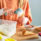 IKEA UPPFYLLD (ИКЕА УППФЙЛЛД) — Ложка для мороженого, светло-бирюзовая — фото 4