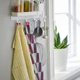 IKEA SPJUTLILJA (ИКЕА СПЙУТЛИЛЙА) — Полотенце кухонное, разноцветное с узором, 35x50 см — фото 3