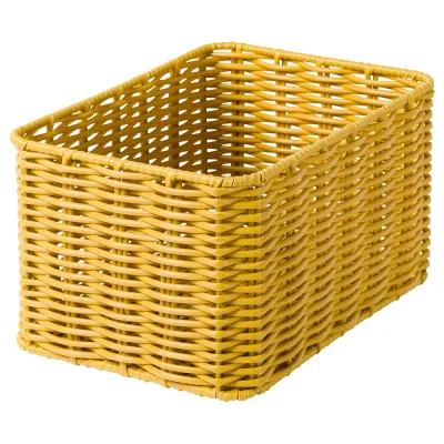 IKEA DJURTRÄNARE (ИКЕА ДЙУРТРЭНАРЕ) — Корзина, тёмно-жёлтая, 18x25x14 см