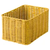 IKEA DJURTRÄNARE (ИКЕА ДЙУРТРЭНАРЕ) — Корзина, тёмно-жёлтая, 18x25x14 см — фото 1