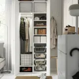 IKEA STUK (ИКЕА СТУК) — Сумка для хранения, белый/черный 34x51x28 см — фото 6