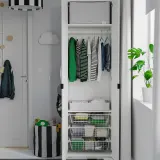 IKEA STUK (ИКЕА СТУК) — Сумка для хранения, белый/черный 34x51x28 см — фото 7