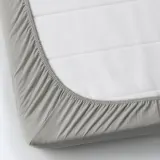 IKEA VÅRVIAL (ИКЕА ВОРВИАЛ) — Простыня на резинке для кушетки, серый 80x200 см — фото 3