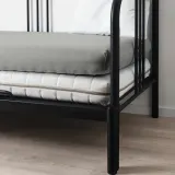 IKEA VÅRVIAL (ИКЕА ВОРВИАЛ) — Простыня на резинке для кушетки, серый 80x200 см — фото 5