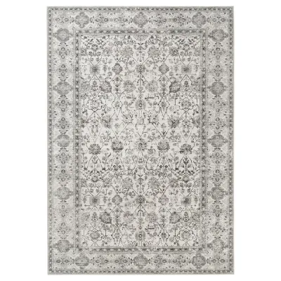IKEA LOKALTÅG (ИКЕА ЛОКАЛТОГ) — Ковёр с коротким ворсом, бежевый/серый 133x195 см