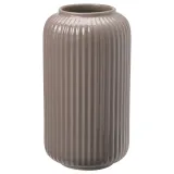 IKEA STILREN (ИКЕА СТИЛРЕН) — Ваза, тёмный серо-бежевый 22 см — фото 1