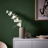 IKEA STILREN (ИКЕА СТИЛРЕН) — Ваза, тёмный серо-бежевый 22 см — фото 3