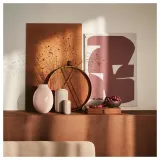 IKEA STILREN (ИКЕА СТИЛРЕН) — Ваза, тёмный серо-бежевый 22 см — фото 5