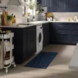 IKEA NATTÅG (ИКЕА НАТТОГ) — Дорожка кухонная, тёмно-синяя/в клетку 45x120 см — фото 2