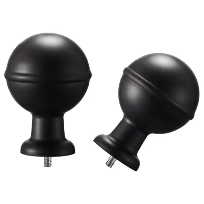 IKEA ALVARSTÅNDS (ИКЕА АЛВАРСТОНДС) — Наконечники, 1 пара, чёрный