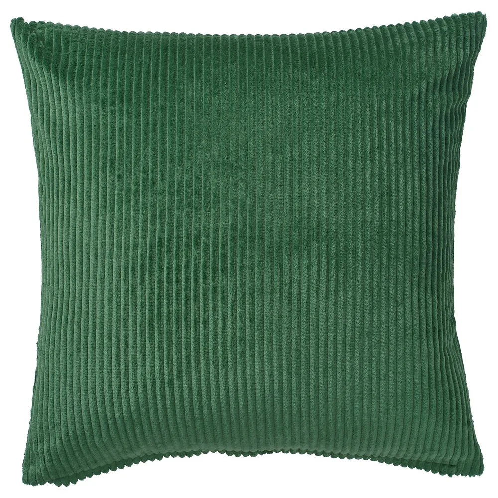 IKEA ÅSVEIG (ИКЕА ОСВЕИГ) — Наволочка для декоративной подушки, тёмно-зелёная 50x50 см