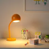 IKEA KORVSNÖRE (ИКЕА КОРВСНЁРЕ) — Лампа настольная LED, диммируемая/оранжевая — фото 2
