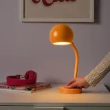 IKEA KORVSNÖRE (ИКЕА КОРВСНЁРЕ) — Лампа настольная LED, диммируемая/оранжевая — фото 4