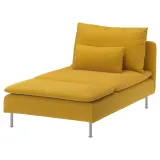 IKEA SÖDERHAMN (ИКЕА СЁДЕРХАМН) — Чехол на секцию-шезлонг, Келинге тёмно-жёлтый — фото 2