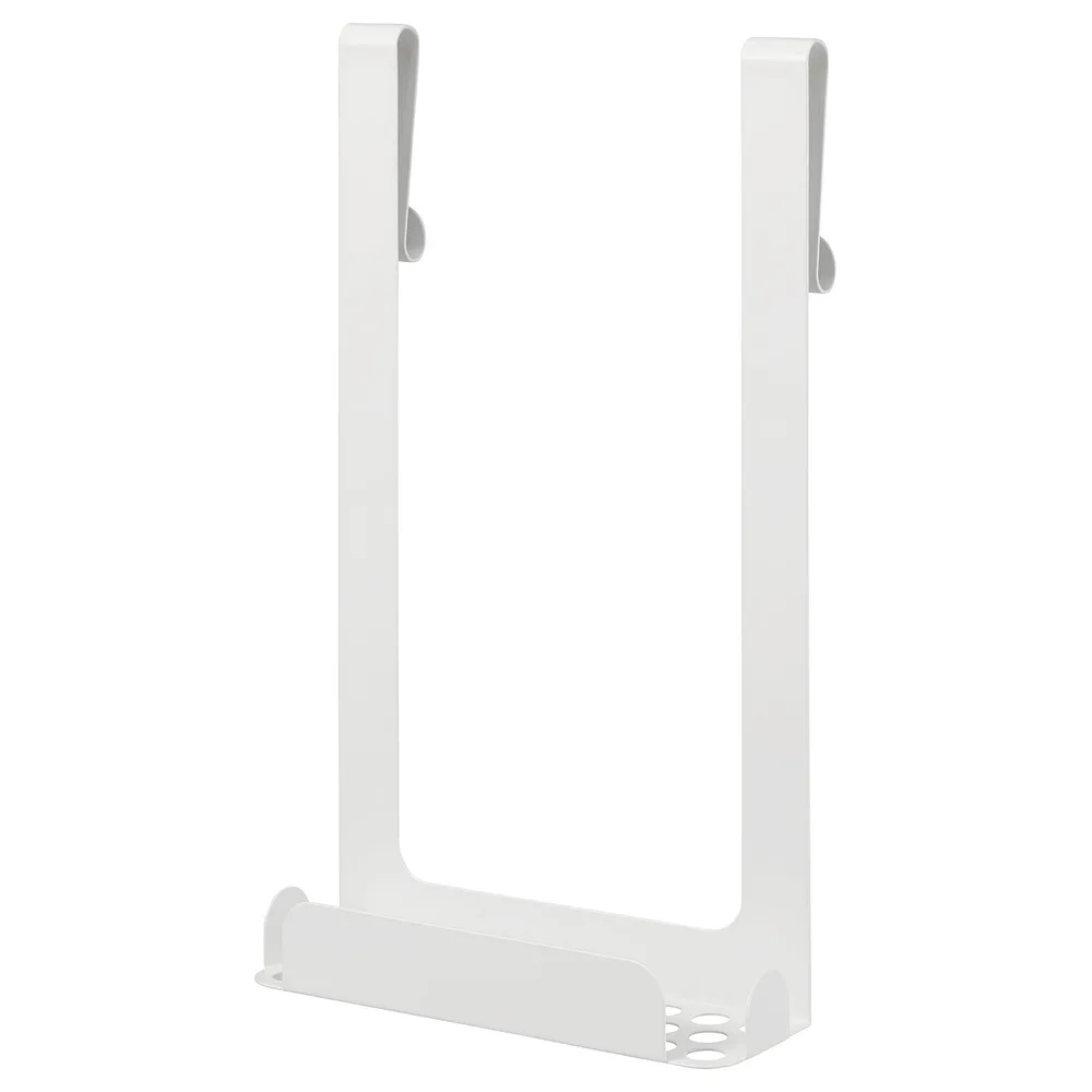 IKEA ENUDDEN (ИКЕА ЕНУДДЕН) — Полка для душа с крючками, белый 31х9х51 см