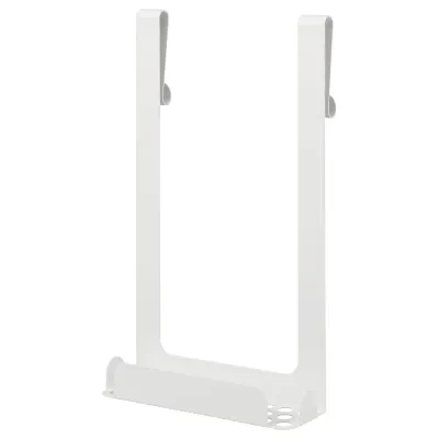 IKEA ENUDDEN (ИКЕА ЕНУДДЕН) — Полка для душа с крючками, белый 31х9х51 см