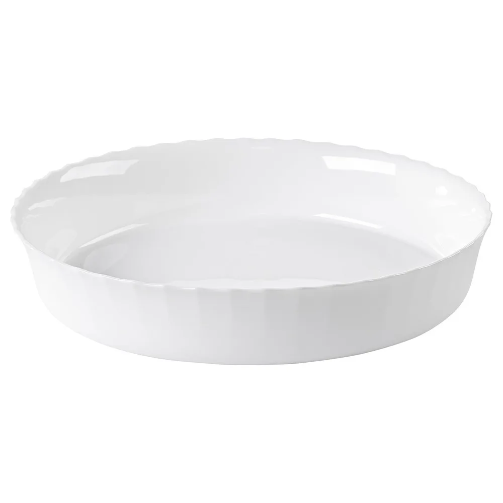 IKEA FISKTÄRNA (ИКЕА ФИСКТЭРНА) — Форма для пирога, белый 28 см