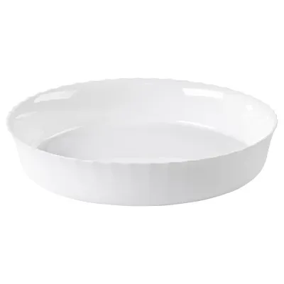 IKEA FISKTÄRNA (ИКЕА ФИСКТЭРНА) — Форма для пирога, белый 28 см