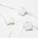 IKEA KUSTFYR (ИКЕА КУСТФИР) — Светодиодная гирлянда, 32 лампочки, призрак/на батарейках белый — фото 4