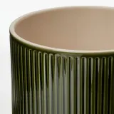 IKEA HONUNGSPALM (ИКЕА ХОНУНГСПАЛМ) — Кашпо для цветов, для дома/улицы зелёное 19 см — фото 4