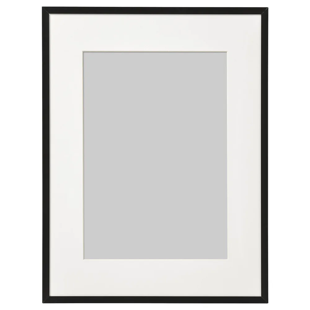 IKEA LOMVIKEN (ИКЕА ЛОМВИКЕН) — Рамка, чёрная 30x40 см